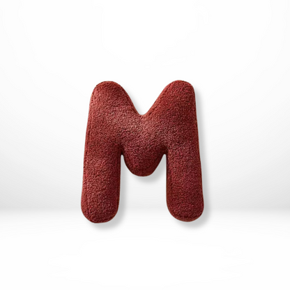 Plush Alphabet Letter Pillow With Soft Velvet Cover