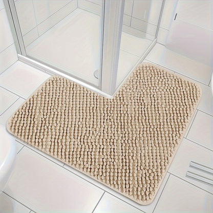 Corner Bathroom Mat, Non Slip L Shape Shower Mat