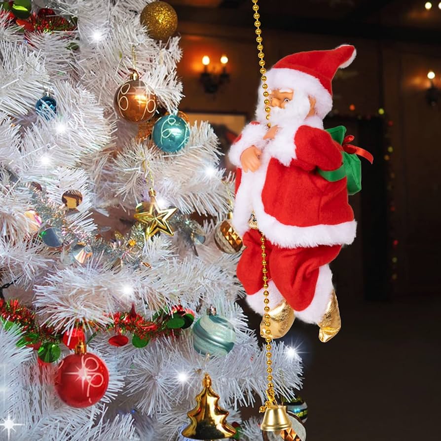Fun Christmas Climbing Santa Decoration - Cofik