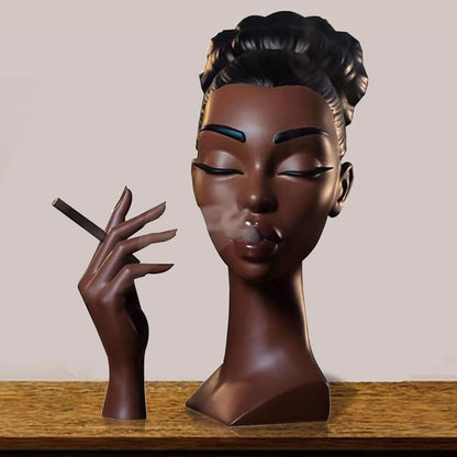 Unique Resin Incense Burner Statue with Smoke Effect - Cofik