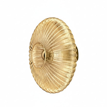 Contemporary Round Glass LED Wall Light