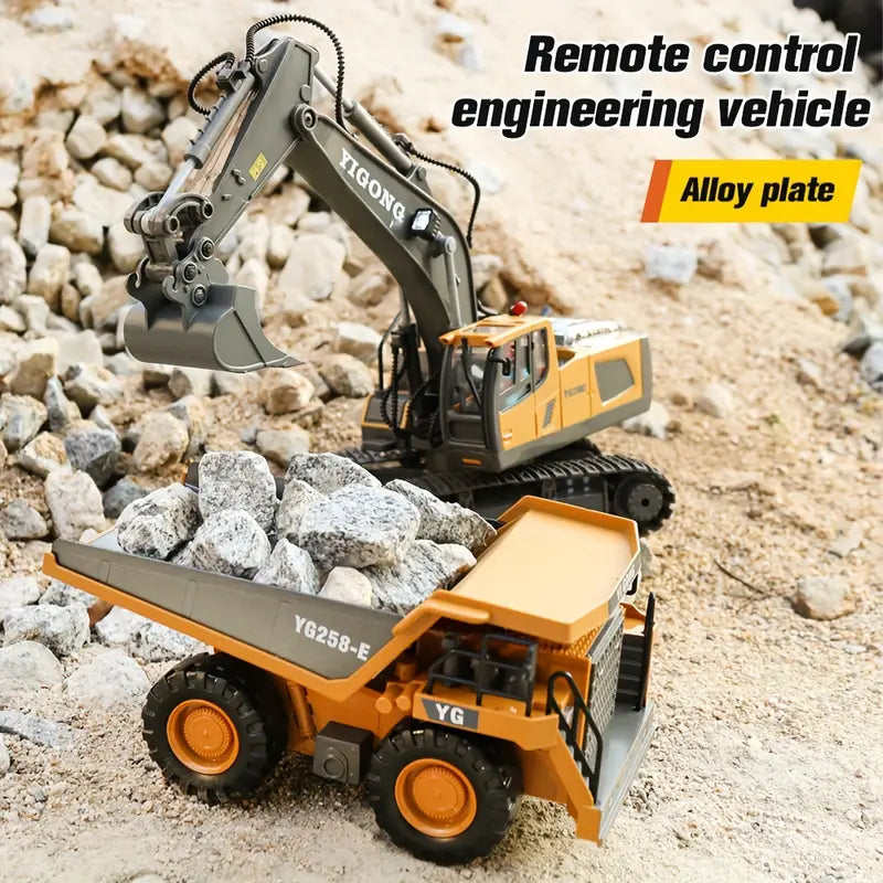 Powerful RC Digger Toy Vehicle