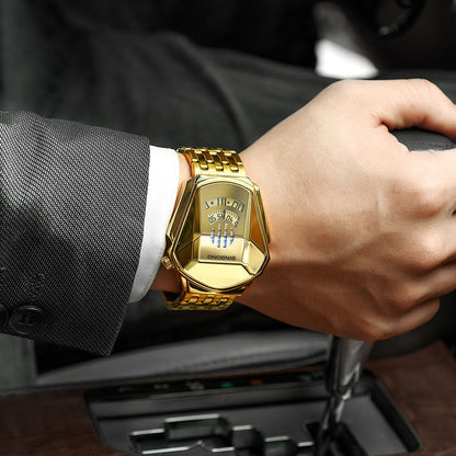 Men's Luxury Quartz Diamond Watch