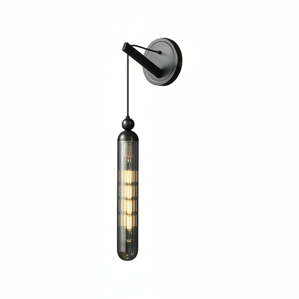 Simple Brass Glass Pendant Light Fixture