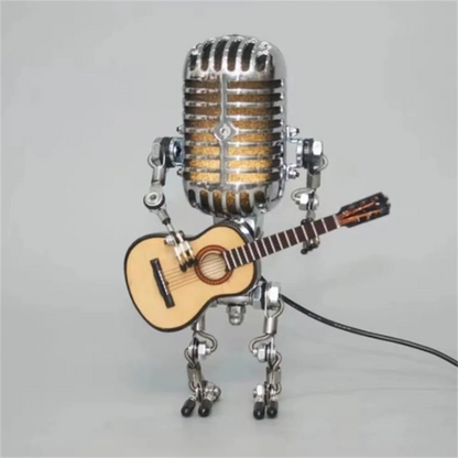 Adjustable Musical Desk Lamp with Guitar Pattern