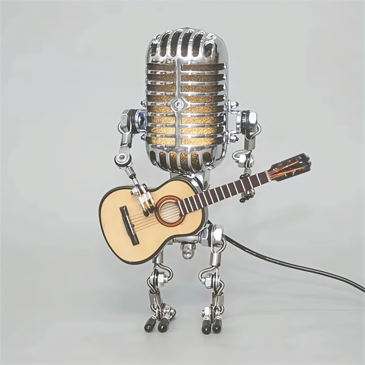 Unique Metal Guitar Table Lamp