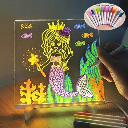 Bright LED Message Board with Colorful Pens