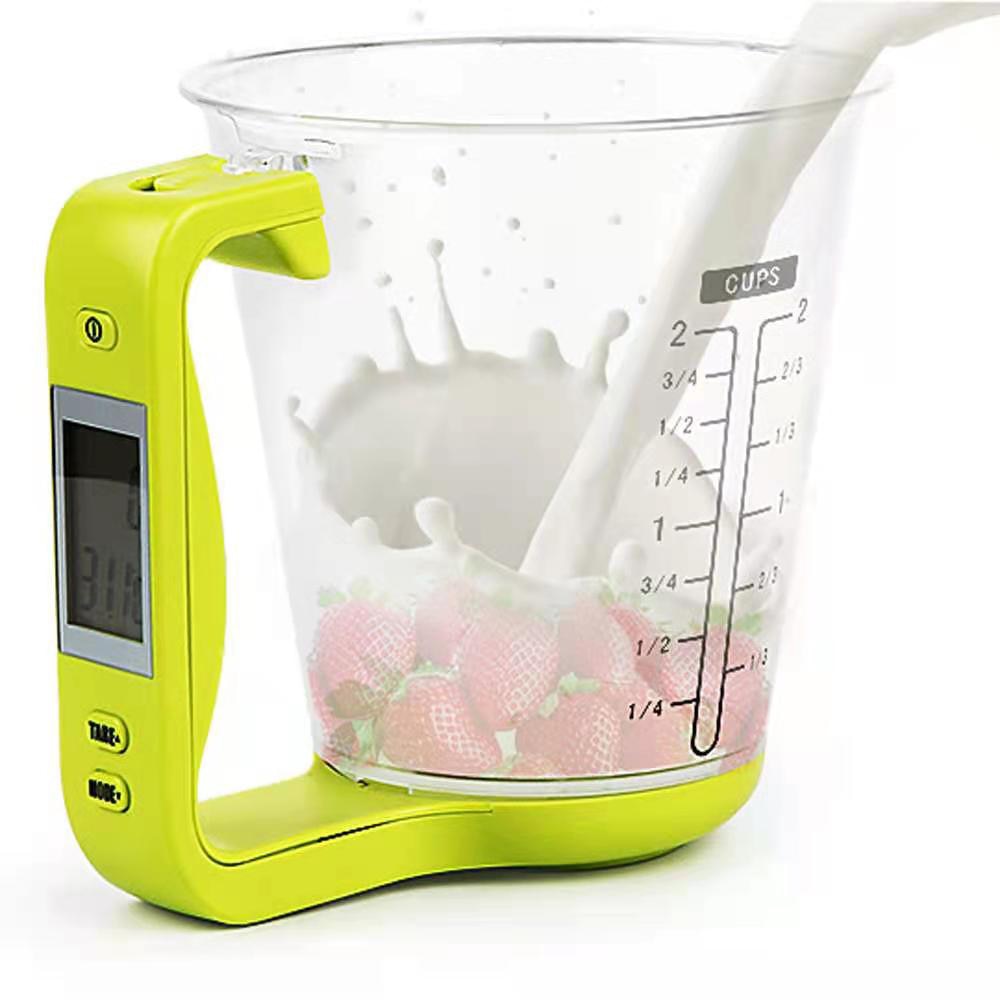 Accurate Digital Kitchen Scale Cup with LCD Display