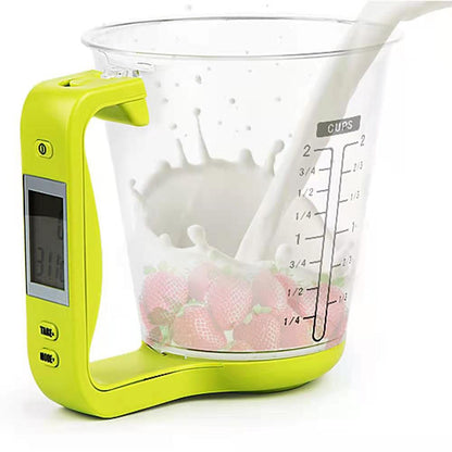 Accurate Digital Kitchen Scale Cup with LCD Display