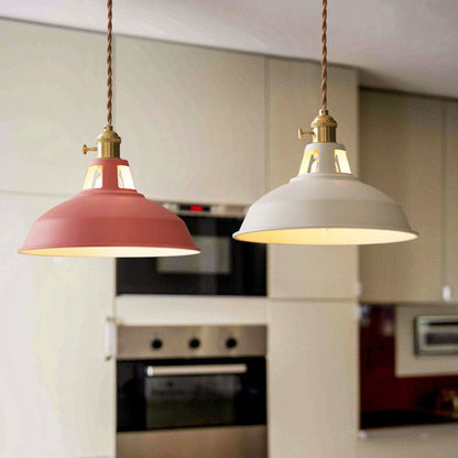 Industrial Metal Pendant Hanging Lamp with Adjustable Chain