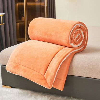 Plush Reversible Square Area Rug – Dense & Cozy - Cofik