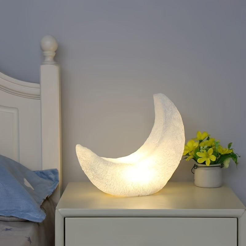 Modern Half Moon Table Lamp with Battery Operation - Cofik