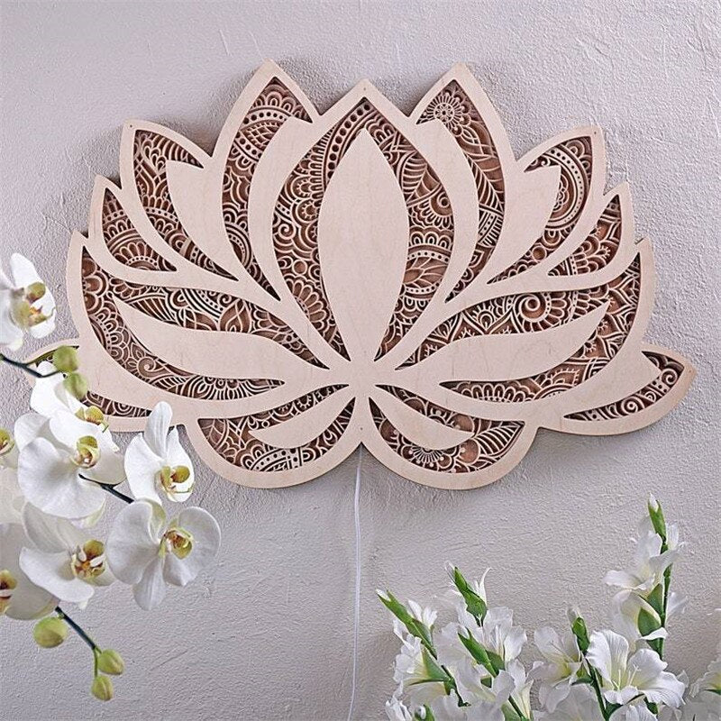 Serenene Floral Table Lamp