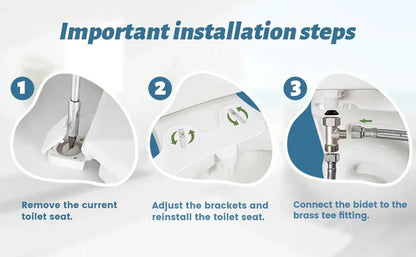 Self Cleaning Toilet Bidet Adapter