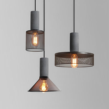 Modern Black Metal Pendant Chandelier Lighting Fixture