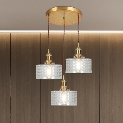Classic Elegant Glass Drop Pendant Light