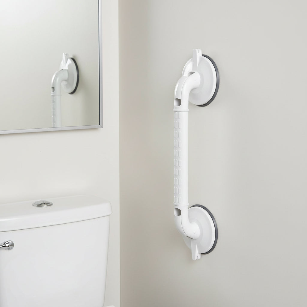 Easy Install Bathroom Grip Handle – No Drill Needed