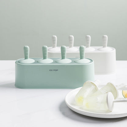 Fun Colorful Ice Pop Molds Set