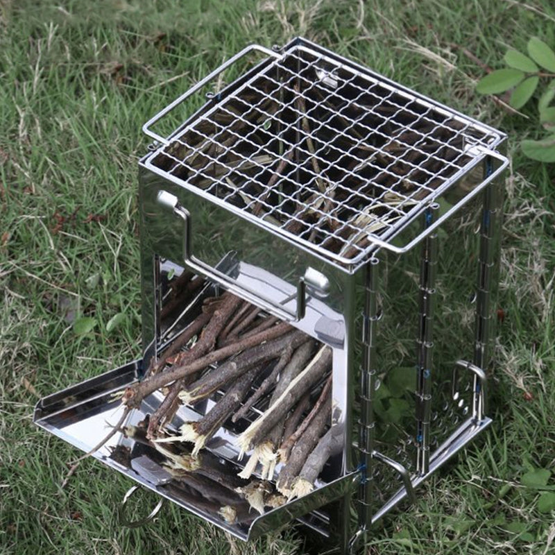 Portable Steel Outdoor Camping Stove Grill