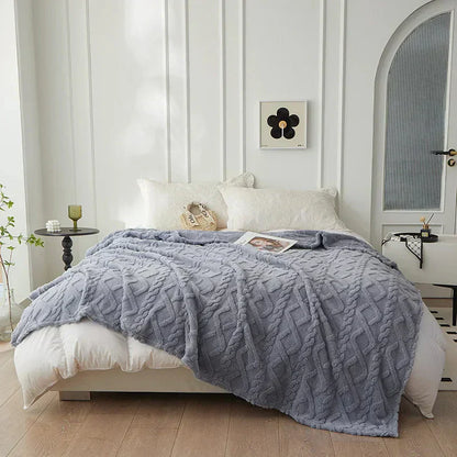 Soft Wool Blanket for Bed