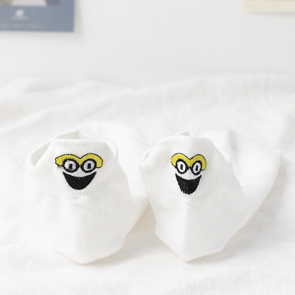 Fun Character Ankle Socks 10 Pack