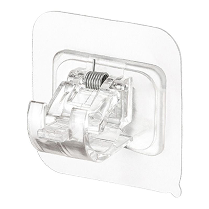 Easy Fit Adjustable Curtain Rod Adhesive Hooks
