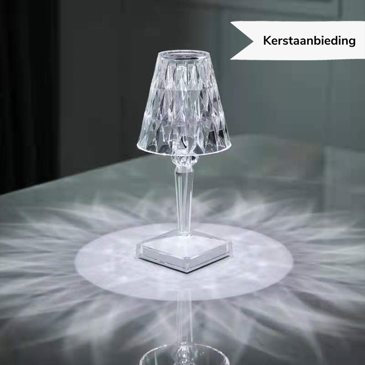Elegant Dimmable LED Crystal Table Lamp - Cofik