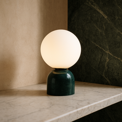 Elegant Glass Table Lamp Scandinavian Style