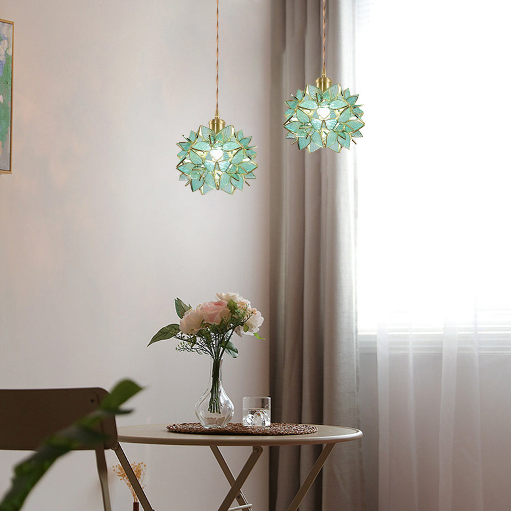 Elegant Floral Soft LED Pendant Light Fixture