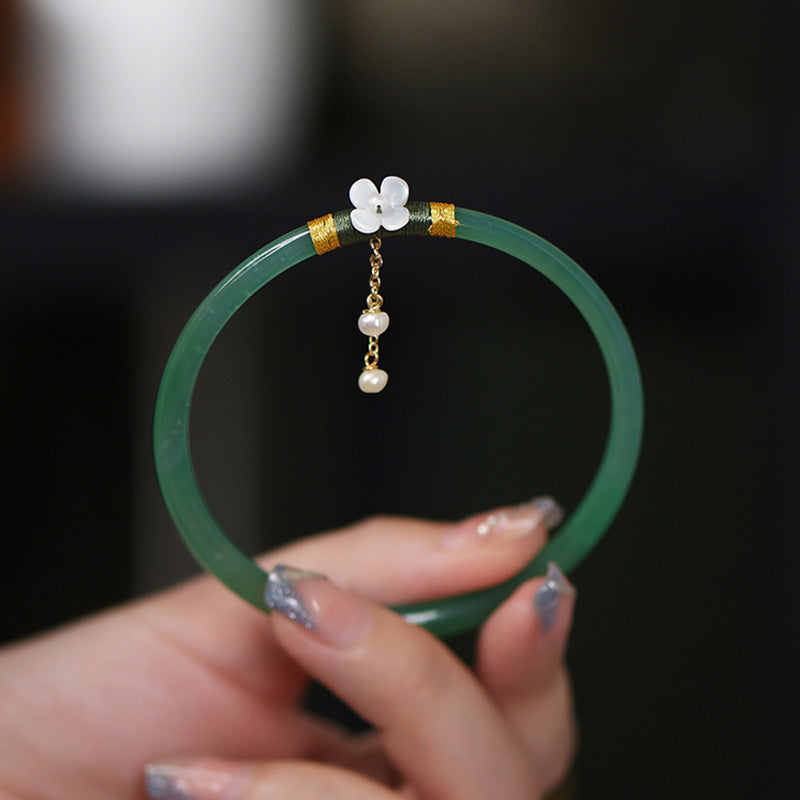 Luxurious Green Jade Bangles