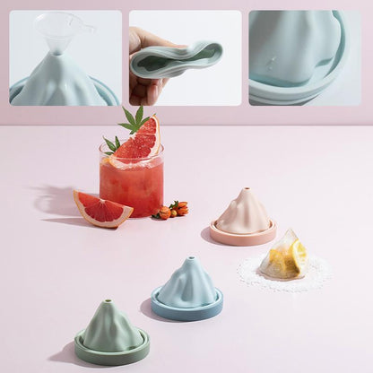 Durable Silicone Ice Cube Tray with Cover