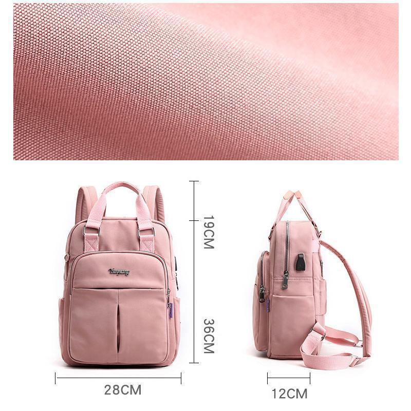 Compact USB Charge Laptop Backpack