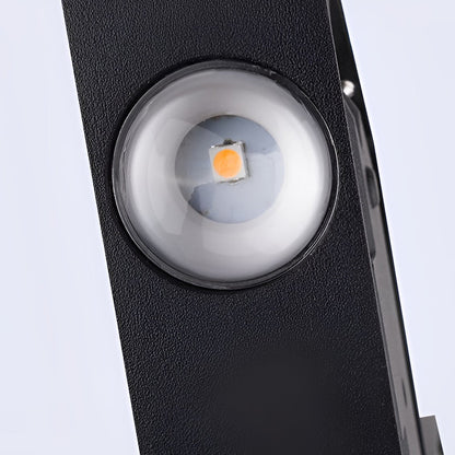 Sleek Outdoor LED Wall Light Waterproof Black Fixture