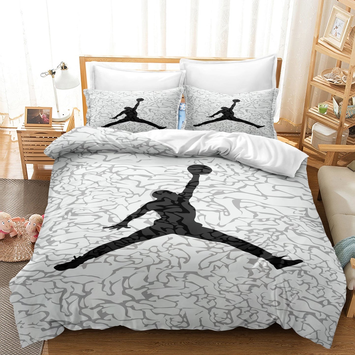 Premium Athletic Bedding Basketball Comforter Set