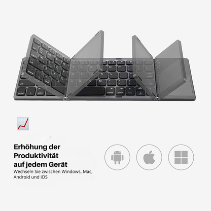 Portable Wireless Keyboard with Touchpad