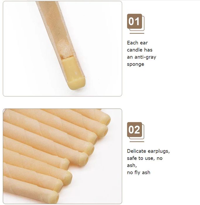 Natural Wax Ear Therapy Candles