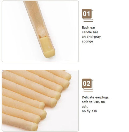 Natural Wax Ear Therapy Candles