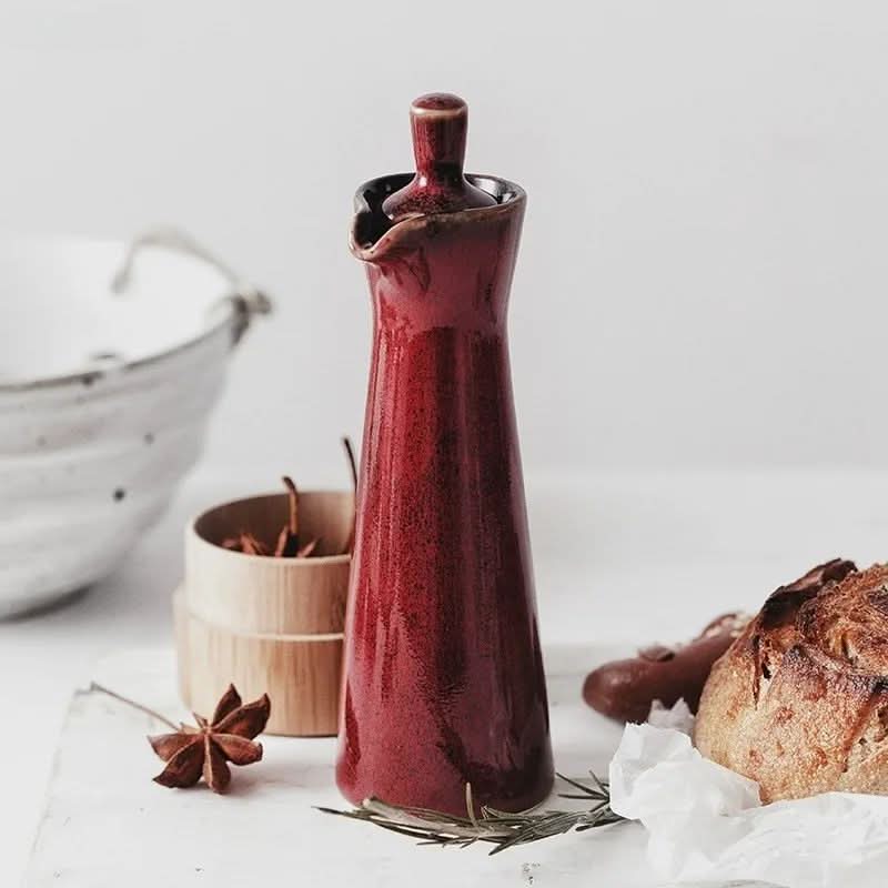 Minimalist Ceramic Spice Oil Jar - 120ml
