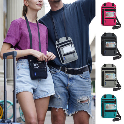 Secure Travel Wallet with RFID Passport Holder