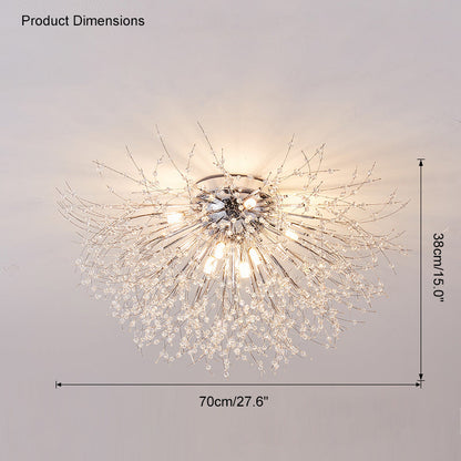 Elegant Crystal Ceiling Light Fixture