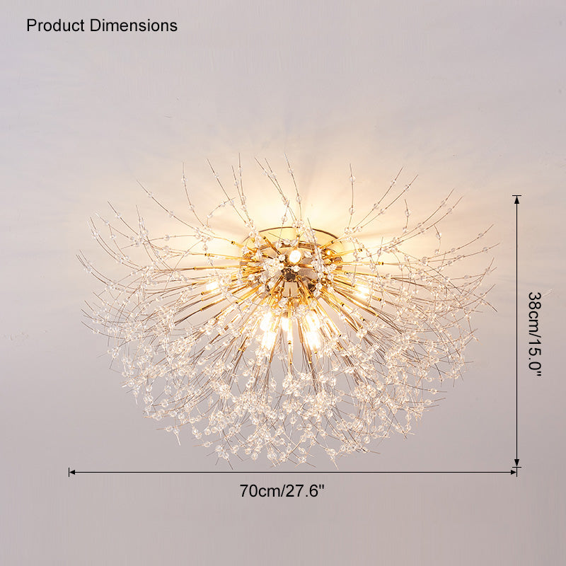 Elegant Crystal Ceiling Light Fixture