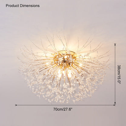 Elegant Crystal Ceiling Light Fixture