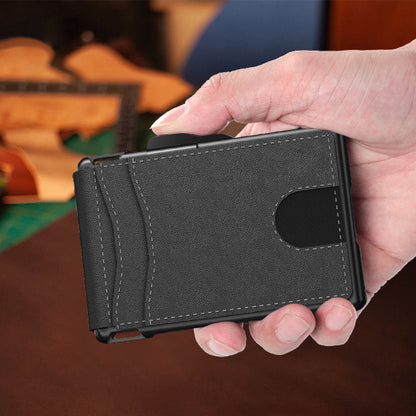 Premium Leather AirTag Wallet Card Holder