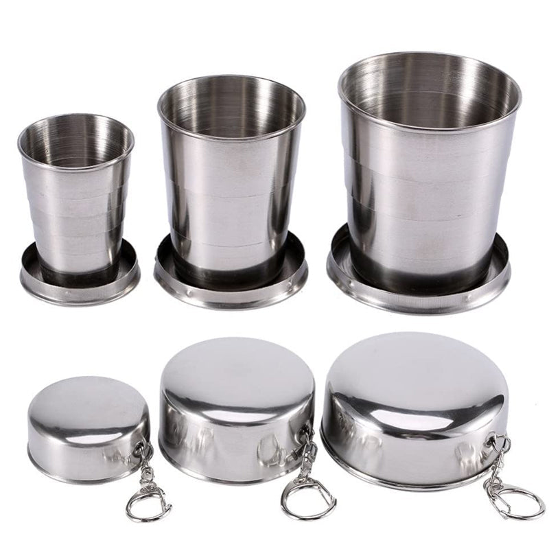 Collapsible Stainless Steel Travel Cup - Cofik