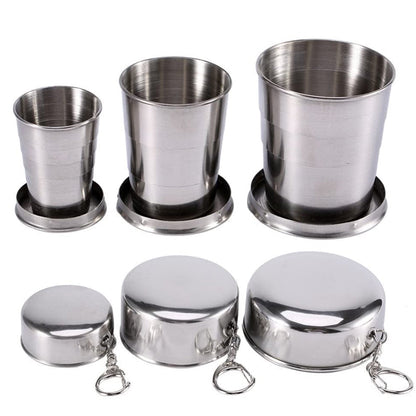Collapsible Stainless Steel Travel Cup - Cofik