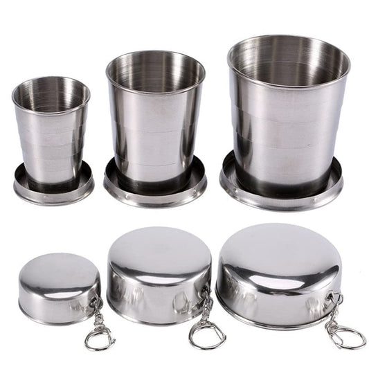 Collapsible Stainless Steel Travel Cup - Cofik