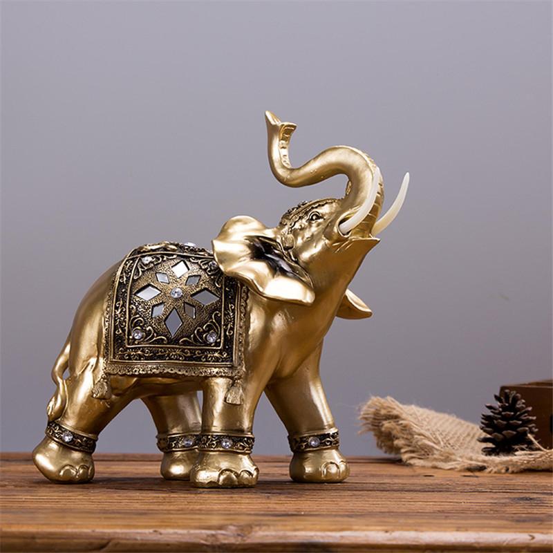Luxury Gold Elephant Figurine - Cofik