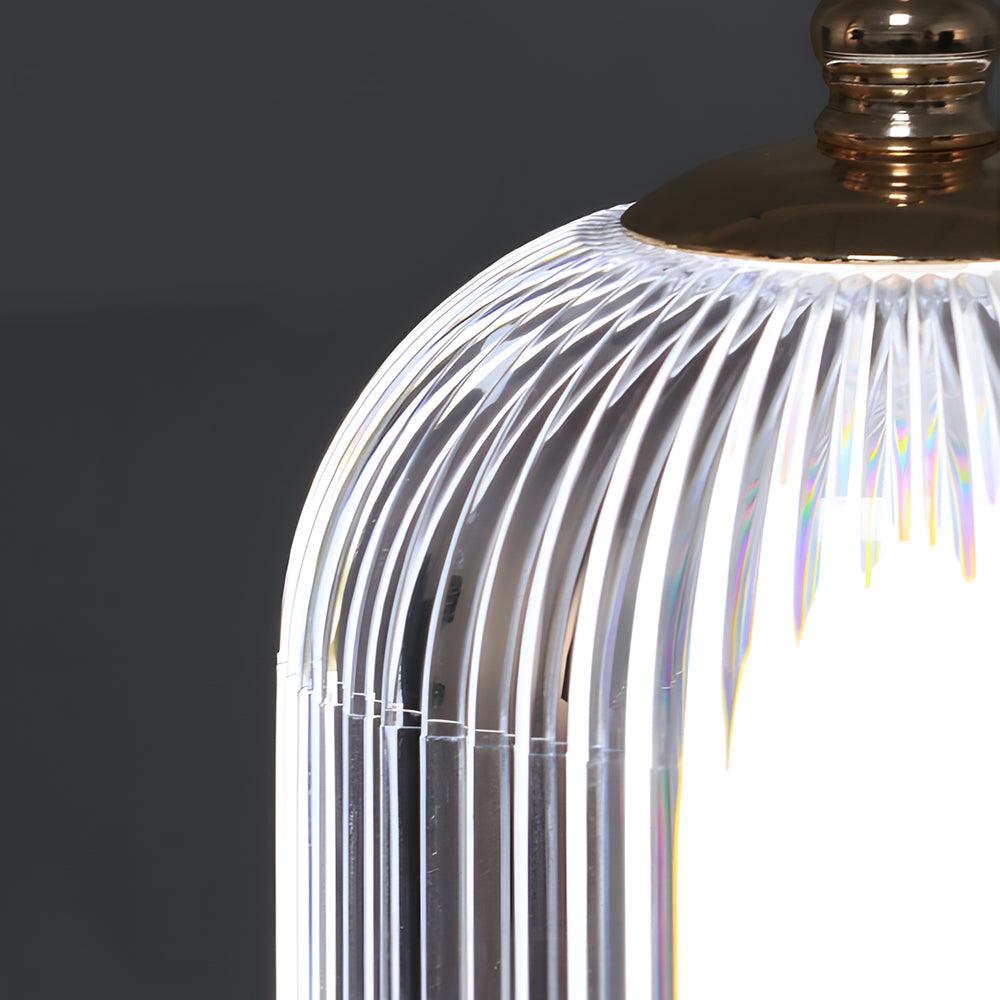 Soft Glass LED Bedside Table Lamp