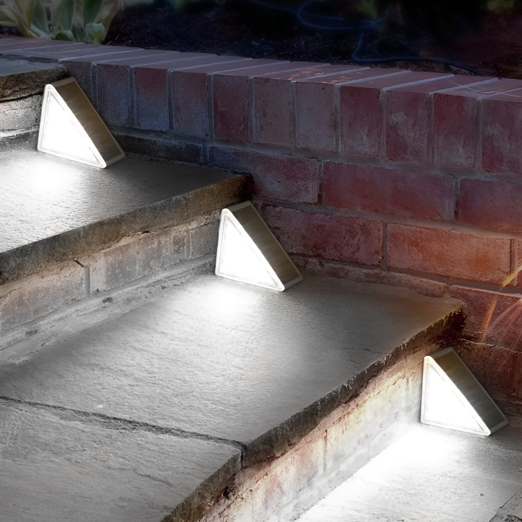 Outdoor Solar Powered LED Step Lights