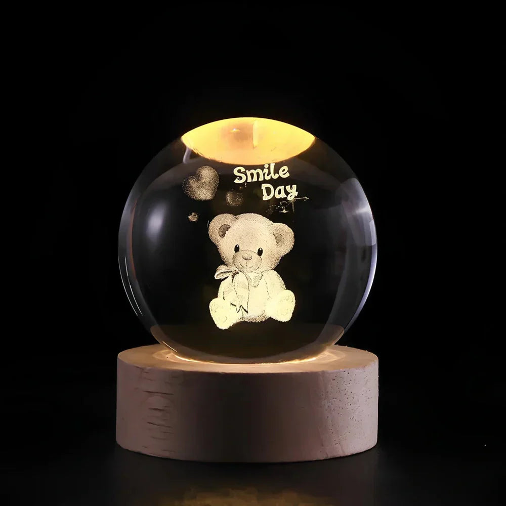 Colorful Globe LED Bedroom Nightlight